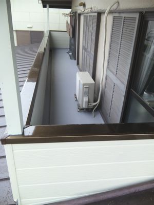 ベランダ屋根リフォーム後2、1枚目