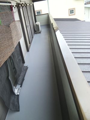 ベランダ屋根リフォーム後2、2枚目