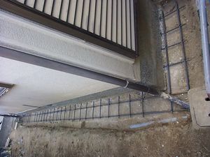 大規模リフォームコンクリート打ち前